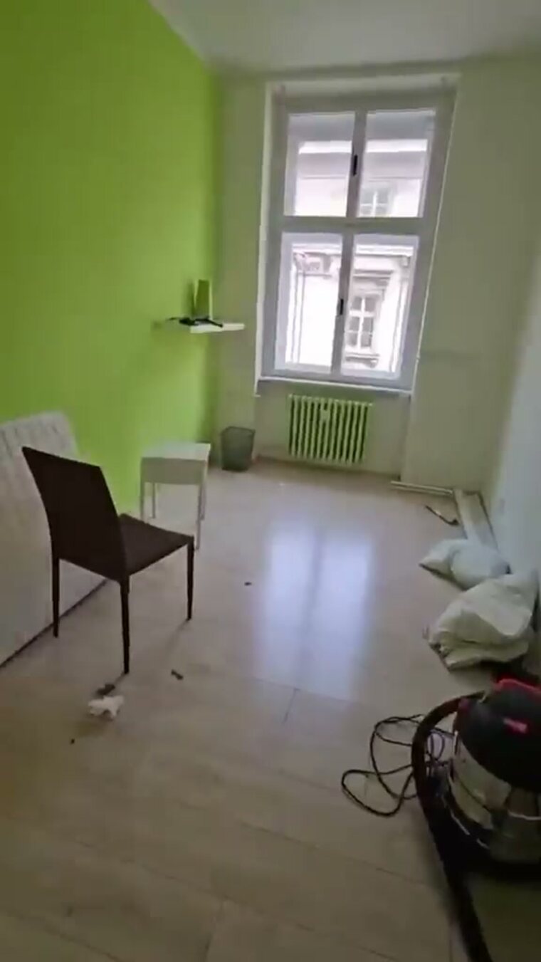 Obývací pokoj, Původní stav